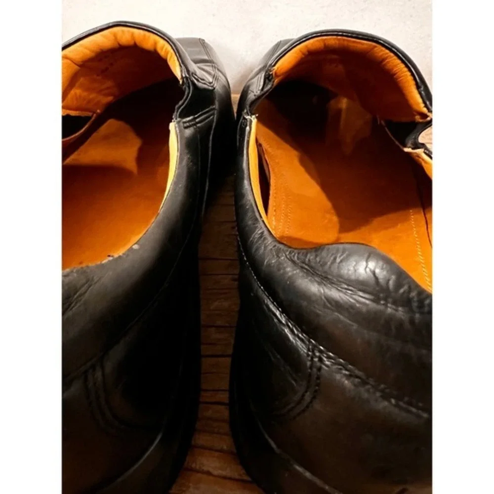 Cole Haan NikeAir Mens‎ Black Leather Slip On Loafer Dress Shoes Size 11 Comfort